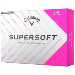 Decathlon Callaway Supersoft Golfballen 12 Pack Rozen Nieuw aanbieding