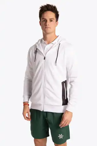 Decathlon Osaka Heren Trainingshoodie met Rits | Wit aanbieding