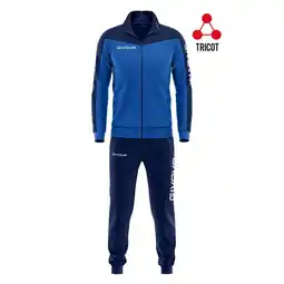 Decathlon Givova Roma Sportset XL - Ademend en Duurzaam in Koninklijk Blauw aanbieding