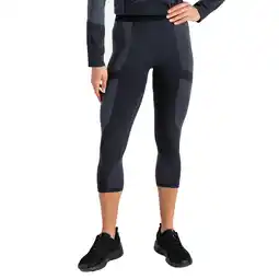 Decathlon Dames In De Zone II Paneel 3/4 Legging (Zwart/Zwart) aanbieding