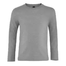 Decathlon Kinder/Kinder Imperial Melange Tshirt met lange mouwen (Grijze Melange) aanbieding
