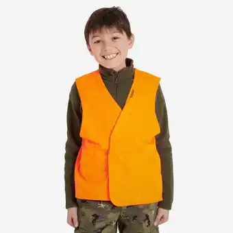 Decathlon Fluo hesje voor de jacht kinderen oranje aanbieding