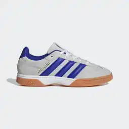 Decathlon Handbalschoenen voor volwassenen Spezialist grijs blauw aanbieding