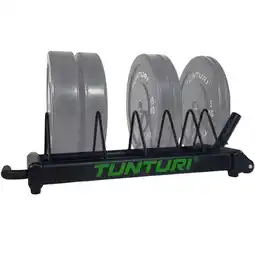 Decathlon Verrijdbare halterschijf Plate Carry Rack aanbieding