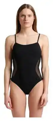 Decathlon Arena Badpak Mesh Panel Closed Back Zwart aanbieding
