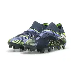 Decathlon FUTURE 7 ULTIMATE FG/AG voetbalschoenen PUMA Gray Skies White Fizzy Apple Yellow aanbieding