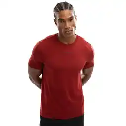 Decathlon Heren Fitness shirt met korte mouwen Camargue Rood aanbieding
