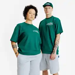Decathlon T-shirt groen met print aanbieding