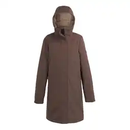 Decathlon Dames Dallymoore gewatteerde jas (Bruin Bueno) aanbieding