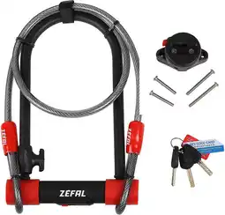 Decathlon Antidiefstal u Zefal acier 13 mm + câble 10 mmx120 cm aanbieding