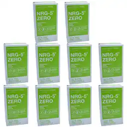 Decathlon 10x NRG-5 ZERO Trekking Noodrantsoen Outdoor Voeding Glutenvrij Veganistisch aanbieding