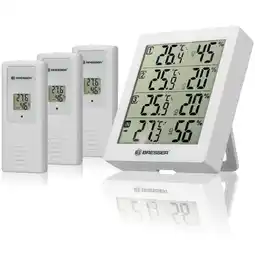Decathlon ClimaTrend Hygro Quadro - Thermohygrometer BRESSER voor 4 meetpunten aanbieding