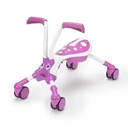 Decathlon Opvouwbare 4-wiel kinderdrager SCRAMBLEBUG BUBBLEGUM Roos aanbieding