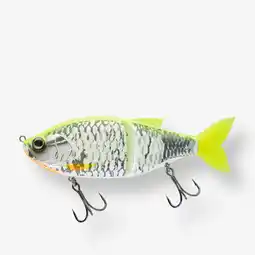 Decathlon Swimbait roofvissen GLIDBEAST 160S gele rug aanbieding