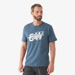 Decathlon T-shirt met korte mouwen voor vissen katoen baars aanbieding