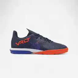 Decathlon Voetbalschoenen met veters voor kinderen Viralto I TF turf paars aanbieding