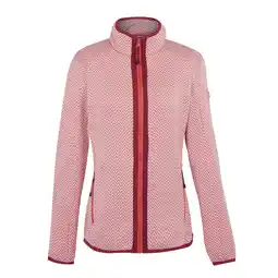 Decathlon Dames Elzie Full Zip Fleecejack (Mineraal Rood) aanbieding