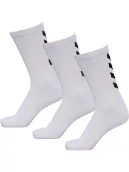 Decathlon Instap Low Sokken Fundamental 3-Pack Unisex Volwassene HUMMEL aanbieding