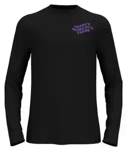 Decathlon Odlo Merino 160 Lange mouwen T-shirt There'S More Zwart aanbieding