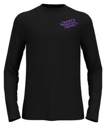 Decathlon Odlo Merino 160 Lange mouwen T-shirt There'S More Zwart aanbieding