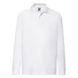 Decathlon Polo shirt met lange mouwen voor kinderen/Kinderen (Wit) aanbieding