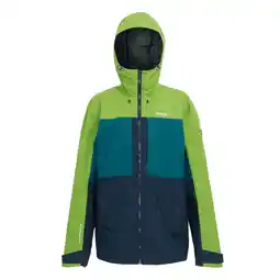 Decathlon Maland Waterdichte Jas Heren (Pikant groen/Marokkaans blauw) aanbieding