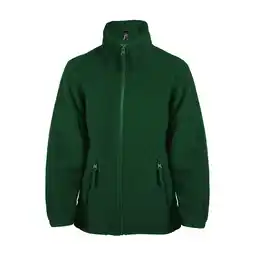 Decathlon Kinderen/Kinderen North ZipUp Fleece Jacket (Bosgroen) aanbieding