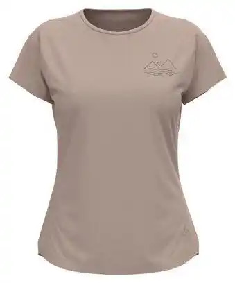 Decathlon Odlo Ascent 365 Sharp Women's Purple Short Sleeve Jersey aanbieding