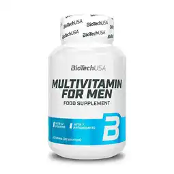 Decathlon Multivitamine voor mannen - 60 tabletten Biotech USA aanbieding