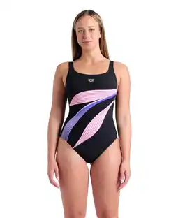 Decathlon Arena Badpak Rosalba U Back C Cup Zwart-Multi aanbieding
