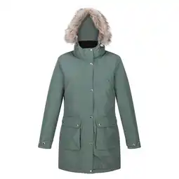 Decathlon Dames Voltera Verwarmd Waterdicht Jasje (Donker bosgroen) aanbieding