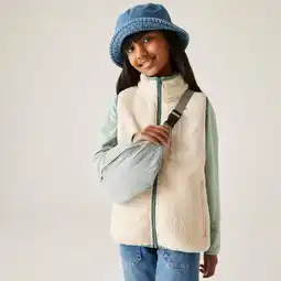 Decathlon Frankie warm teddy fleece gilet bodywarmer met rits voor kinderen aanbieding