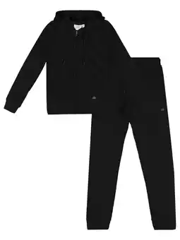 Decathlon Wintertrainingspak voor meisjes Love met capuchon en ritssluiting aanbieding