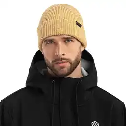 Decathlon Heren en Dames Wintersport Wintermuts Brownie Geel aanbieding