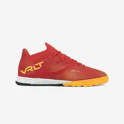 Decathlon Voetbalschoenen Viralto III 3D Air Mesh Turf rood aanbieding