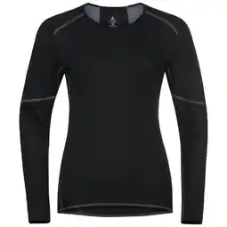 Decathlon W BL TOP Crew neck L/S ACTIVE X_WARM ECO - - 159221-15000 black - dames - Ski aanbieding