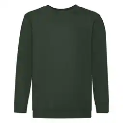 Decathlon Kinder/Kids Premium Sweatshirt met Inzetstuk (Fles groen) aanbieding