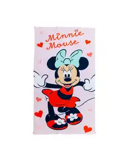 Decathlon KINDERDOEK 70X140CM MICROVEZEL DISNEY MINNIE MOUSE aanbieding