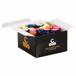 Decathlon TUB OF 100 VIBORA SMOOTH OVERGRIPS aanbieding