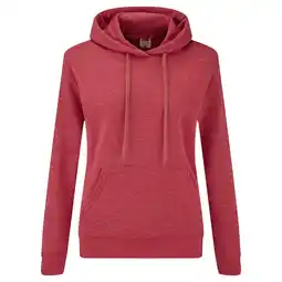 Decathlon Dames Dame Fit Hooded Sweatshirt / Hoodie (Heide Rood) aanbieding