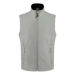 Decathlon Heren Softshell 2laags bodywarmer (Mineraalgrijs/zwart) aanbieding