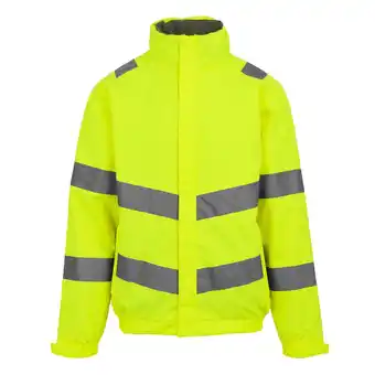 Decathlon Heren Pro Contract Dover HiVis jas (Geel) aanbieding