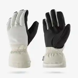 Decathlon Skihandschoenen voor volwassenen warm GL500 wit aanbieding