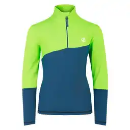 Decathlon Kinder Formate III Core Stretch Midlayer (Groene Flash/Moonlight Denim) aanbieding