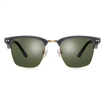 Decathlon Heren en Dames Lifestyle Fashion zonnebril van roestvrij staal Hudson Zwart aanbieding