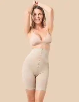 Decathlon Anticellulitis afslankingsshort met vezel Emana Ella aanbieding