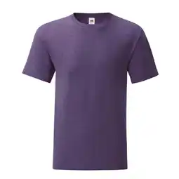 Decathlon Unisex Adult Iconic Heather TShirt (Heide Paars) aanbieding