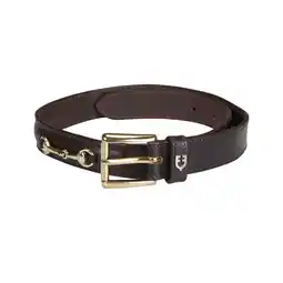 Decathlon Horse Ride lederen riem met snaffle stukjes aanbieding