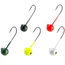 Decathlon Gekleurde jigkop voor vissen met softbaits TP RD COLO 3,5 g aanbieding
