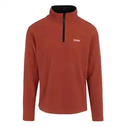 Decathlon Geweldig voor Buiten Heren Thompson Half Zip Fleece Sweater (Rood Oker) aanbieding